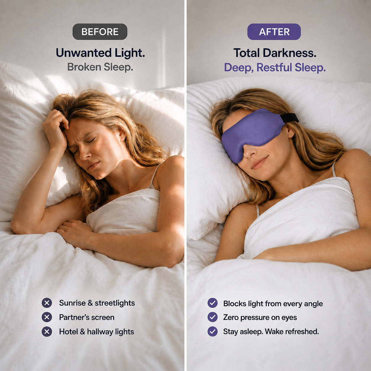 Velbam - Full Coverage Sleeping Mask